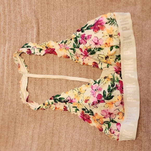 NWT/worn bralette Victoria secret pink set - Picture 4 of 5